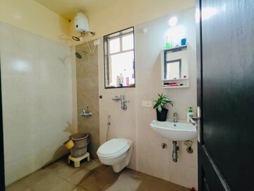 Bathroom in 2 BHK Apartment at Nyati Equatorial, Bavdhan – for Rent