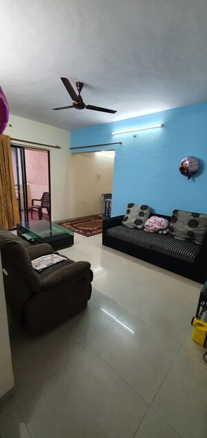 Living Room in 2 BHK Apartment at Tyagi Uttam Plaza, Kharadi – for Rent