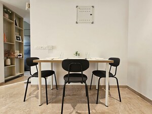 Dining area in 1 BHK Apartment at Hiranandani Regent Hill, Powai – for Rent