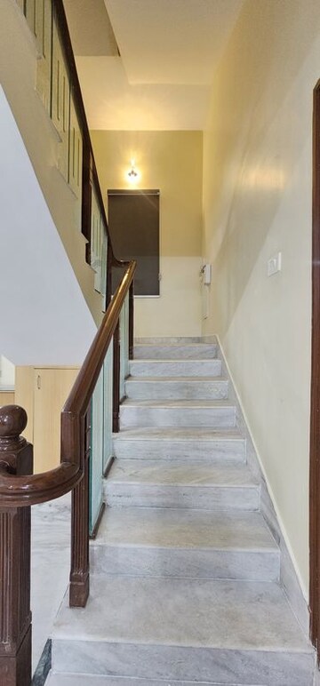Staircase in 4 BHK Villa at Jubilee Hills – for Rent