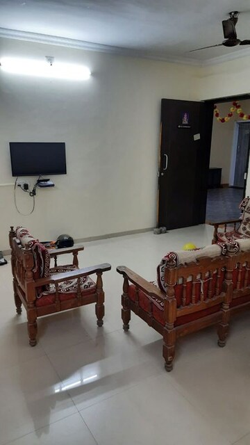 Living Room in 2 BHK Apartment at Cello Mihir Leon Orbit, Pimple Saudagar – for Rent