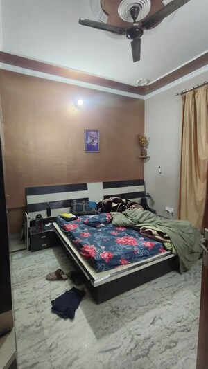 Bedroom in 3 BHK Builder Floor at Dharam Colony – for Rent