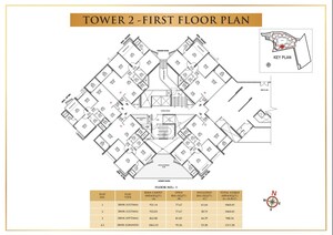 3 BHK Apartment – Map Location View at Pride Purple Park Titan, Hinjewadi - for Sale