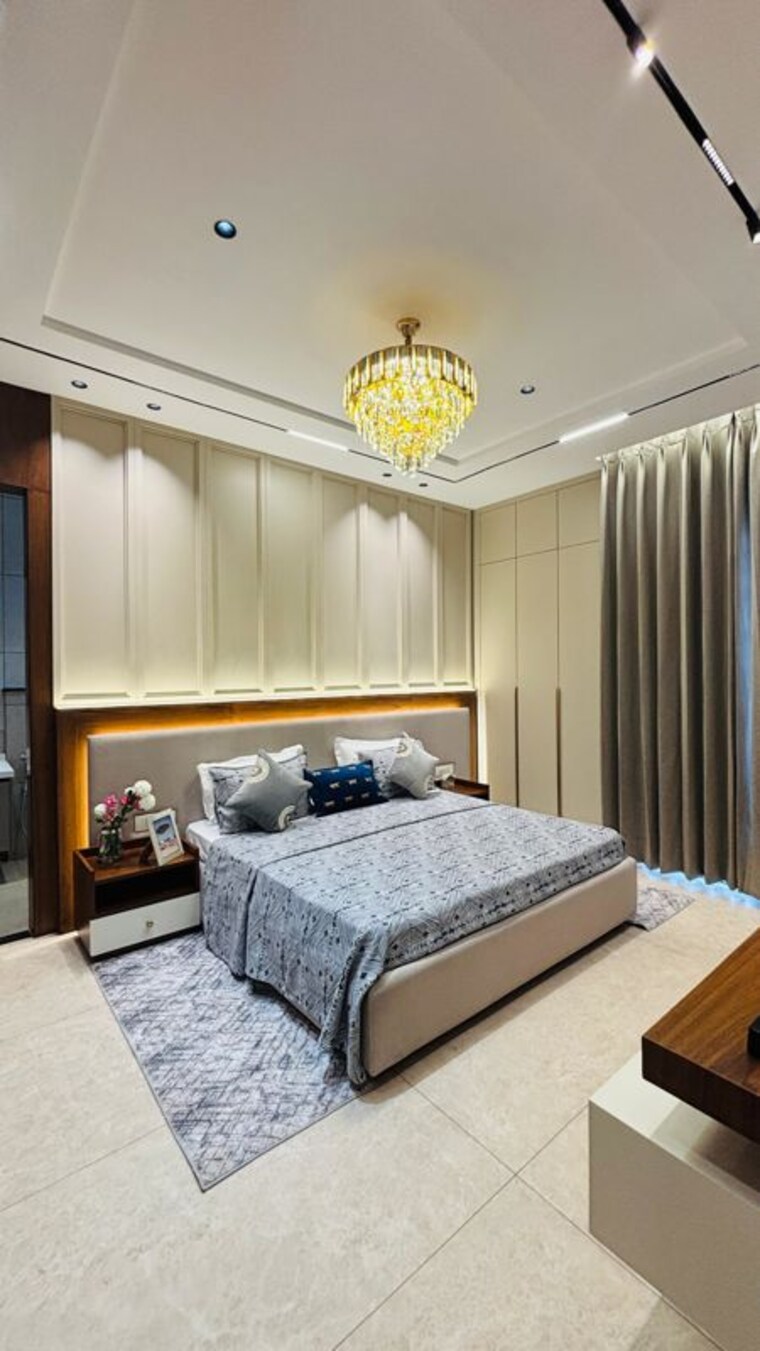 Bedroom, dhakoli 3 Bedroom 1915 Sq.Ft. Apartment In Dhakoli Zirakpur 9813311