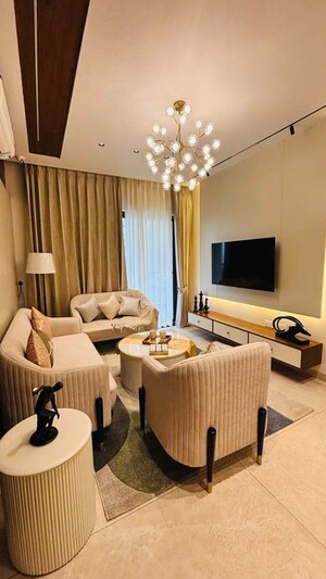 Living Room in 3 BHK Apartment at Dhakoli – for Sale