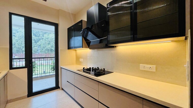 Kitchen, dhakoli 3 Bedroom 1915 Sq.Ft. Apartment In Dhakoli Zirakpur 9813311