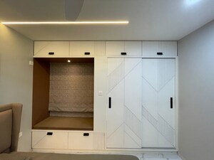 Bedroom in 3 BHK Apartment at Gokhale Krishnanayan, Kothrud – for Rent