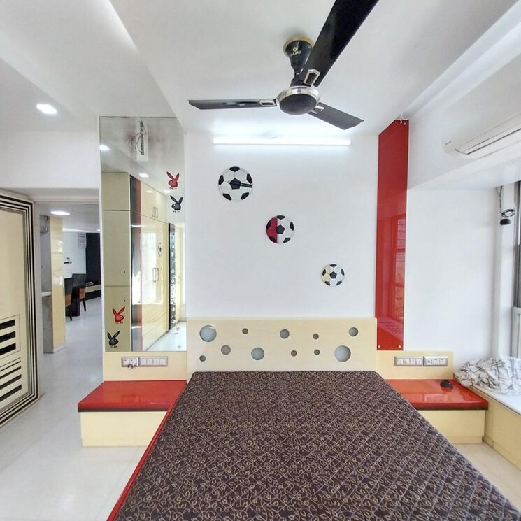 Bedroom, babulnath 3 Bedroom 2000 Sq.Ft. Apartment In Babulnath Mumbai 9813366