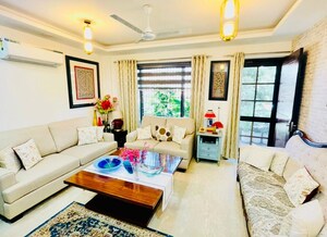 Living Room in 2 BHK Builder Floor at Ansal Plaza Sector-23, Sector 23 – for Rent