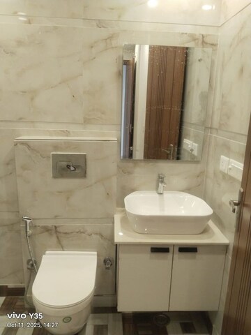 Bathroom in 3 BHK Builder Floor at East Of Kailash – for Sale