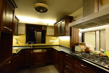 Kitchen in 3 BHK Apartment at Krishna Residency Malad West, Malad West – for Sale