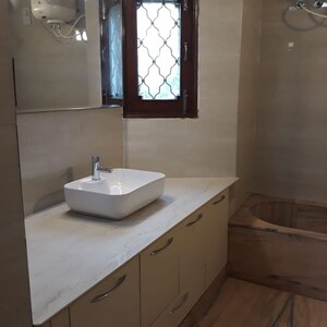 Bathroom in 5 BHK Villa at Sainik Farm – for Rent