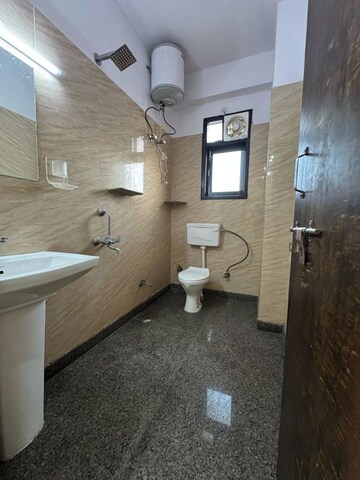 Bathroom in 2 BHK Builder Floor at Chattarpur – for Rent
