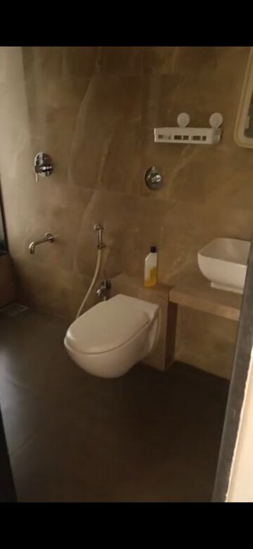 Bathroom in 2 BHK Apartment at Chandak Stella, Goregaon West – for Rent
