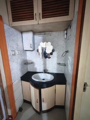 Bathroom in 2 BHK Apartment at Tyagi Uttam Plaza, Kharadi – for Rent