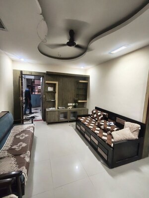 Living Room in 2 BHK Apartment at Tyagi Uttam Plaza, Kharadi – for Rent