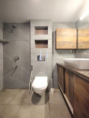 Bathroom in 3 BHK Apartment at SLV Central Park, Whitefield – for Sale