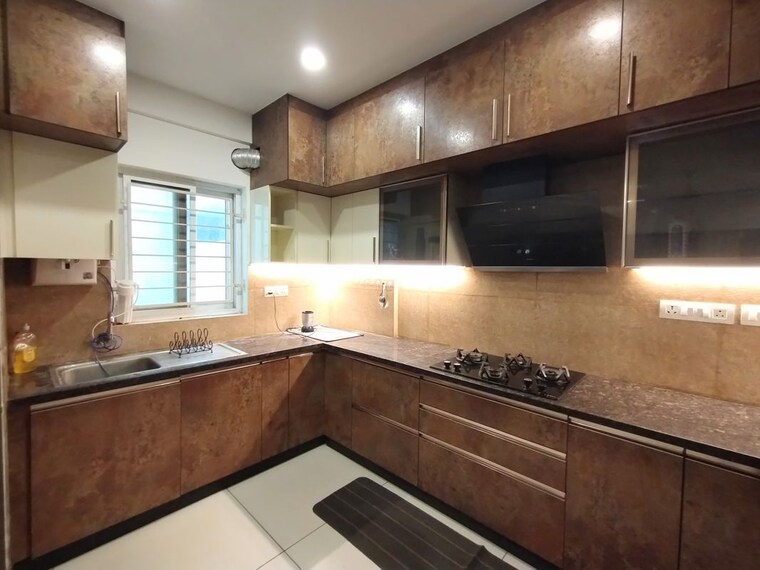Kitchen, slv-central-park 3 Bedroom 2100 Sq.Ft. Apartment In Whitefield Bangalore 9813389
