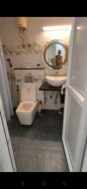 Bathroom in 2 BHK Apartment at Sector 12 Dwarka – for Rent