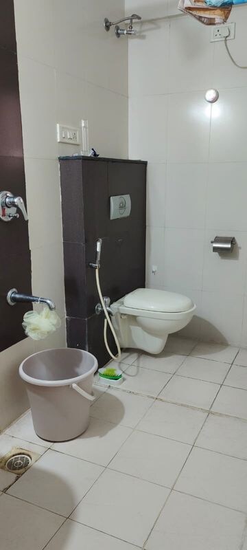 Bathroom in 2 BHK Apartment at Magarpatta Sylvania, Hadapsar – for Rent