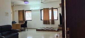 Living Room in 2 BHK Apartment at Magarpatta Sylvania, Hadapsar – for Rent