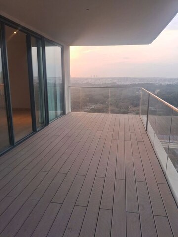 Balcony in 4 BHK Apartment at Embassy Lake Terrace, Hebbal – for Rent