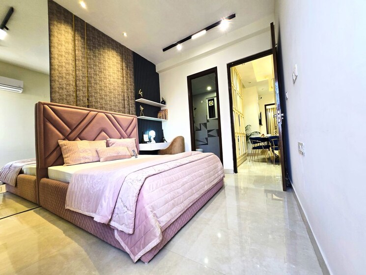 Bedroom, ds-homes 3 Bedroom 1680 Sq.Ft. Apartment In Dhakoli Zirakpur 9813599