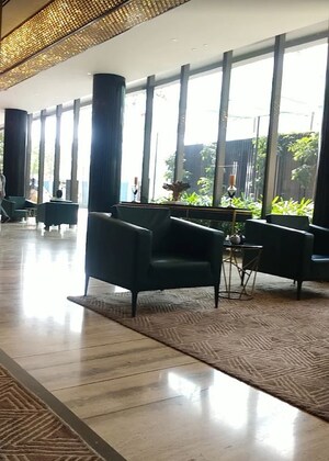 Building Lobby in 3 BHK Apartment at Lodha Allura, Worli – for Sale