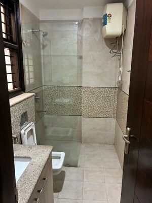 Bathroom in 3 BHK Builder Floor at Sushant Lok 2, Sector 57 – for Rent