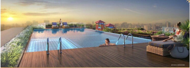 Swimming Pool, alpine-primo 3 Bedroom 1050 Sq.Ft. Apartment In Andheri West Mumbai 9813650