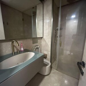 Bathroom in 3 BHK Apartment at Lodha The World Towers World One Tier 3 Trinity, Empire Mill – for Sale