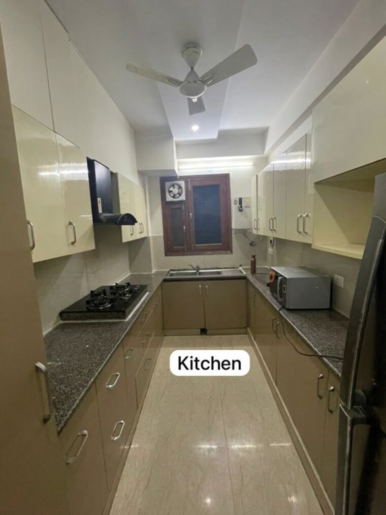 Kitchen, ansal-sushant-floors 3 Bedroom 270 Sq.Ft. Builder Floor In Sushant Lok ii Gurgaon 9813710