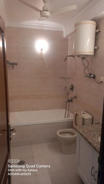 Bathroom in 4 BHK Builder Floor at Saket – for Rent
