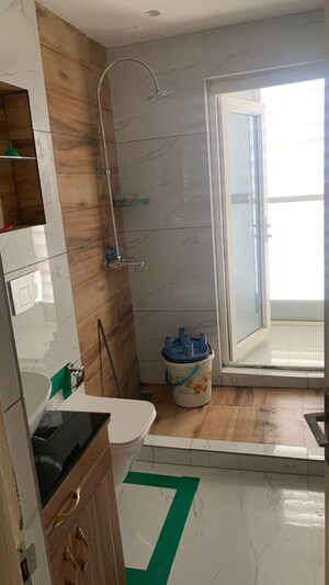 Bathroom in 3 BHK Apartment at Oxirich Avenue, Ahinsa Khand 2 – for Rent
