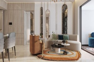 Living Room in 3 BHK Penthouse at Lodha Giardino, Kharadi – for Sale