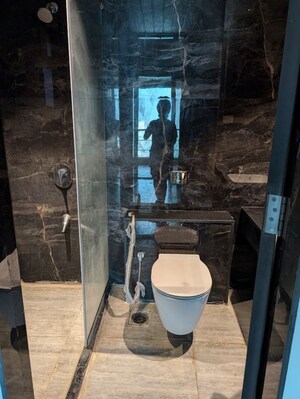 Bathroom in 3 BHK Apartment at Futuristic The Miracle, Pimple Saudagar – for Rent