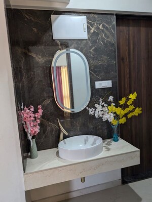 Bathroom in 3 BHK Apartment at Futuristic The Miracle, Pimple Saudagar – for Rent