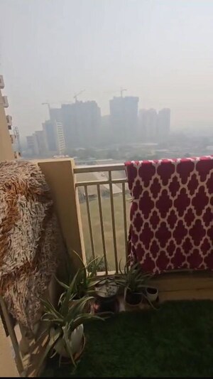Balcony in 2 BHK Apartment at Nirala Estate, Tech Zone 4 Greater Noida – for Rent