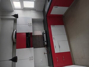 Kitchen in 3 BHK Apartment at Nirala Estate, Tech Zone 4 Greater Noida – for Rent