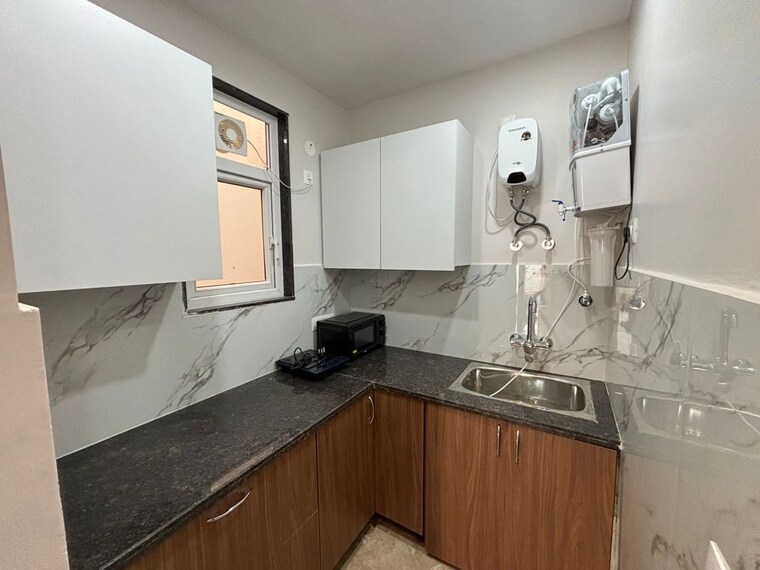 Kitchen, ansal-sushant-lok-i 1 Bedroom 985 Sq.Ft. Builder Floor In Sector 43 Gurgaon 9814130