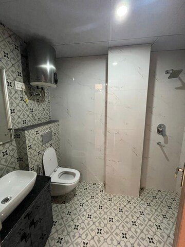 Bathroom in 1 BHK Builder Floor at Ansal Sushant Lok I, Sector 43 – for Rent