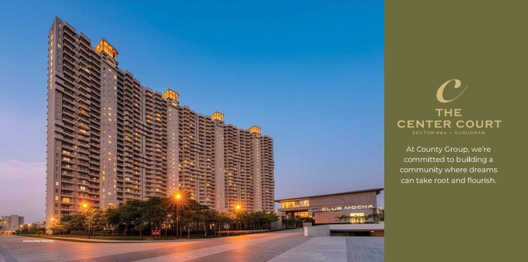 3 BHK + Study Room 1910 Sq.Ft. Apartment in The Center Court