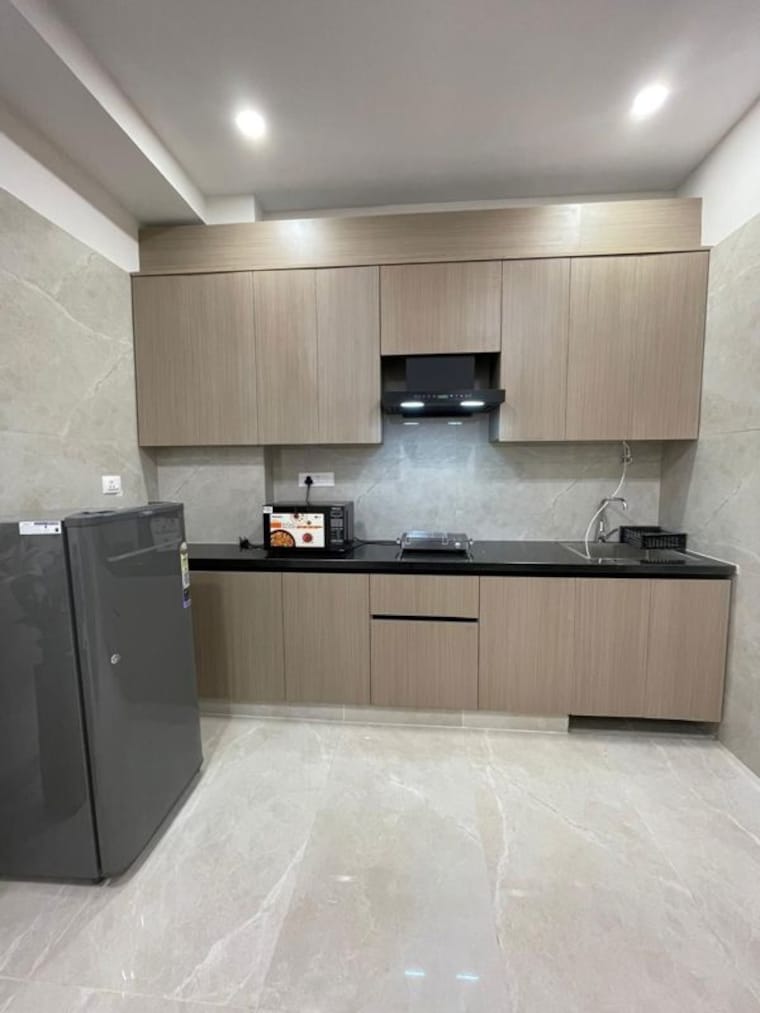 Kitchen, sector 31 1 Bedroom 710 Sq.Ft. Builder Floor In Sector 31 Gurgaon 9814306