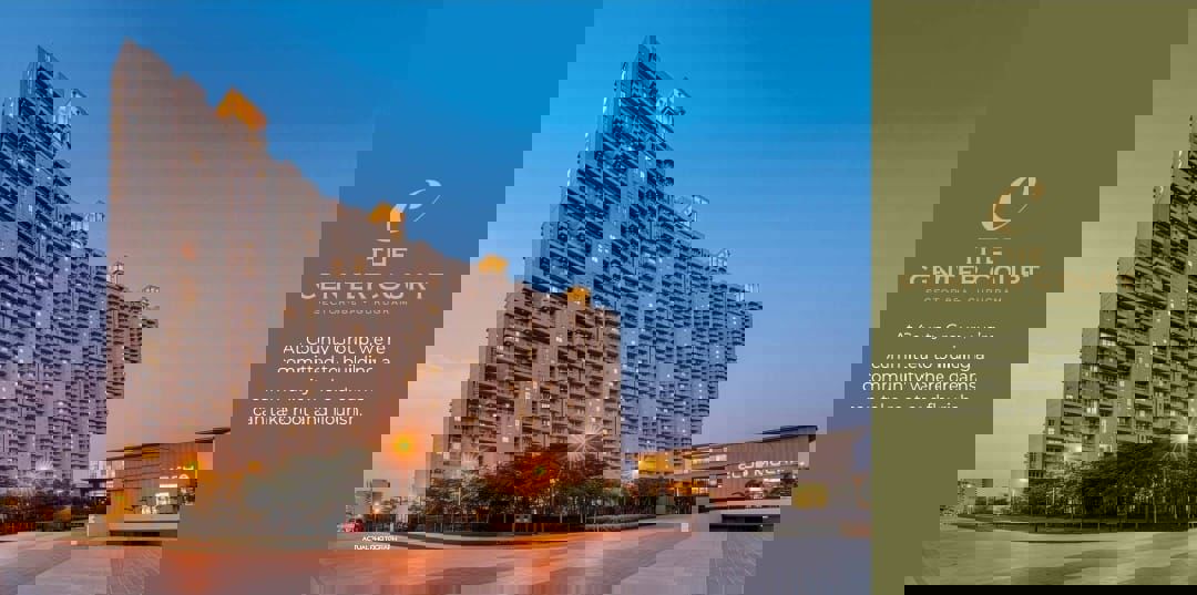 3 BHK + Study Room 1910 Sq.Ft. Apartment in The Center Court