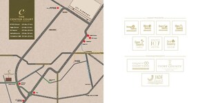 3 BHK Apartment – Map Location View at The Center Court, Sector 88a - for Sale