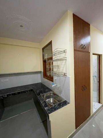 Kitchen in 1.5 BHK Builder Floor at New Ashok Nagar – for Rent