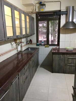 Kitchen in 3 BHK Apartment at Ivory Towers CHS LTD, Bhakti Park – for Rent