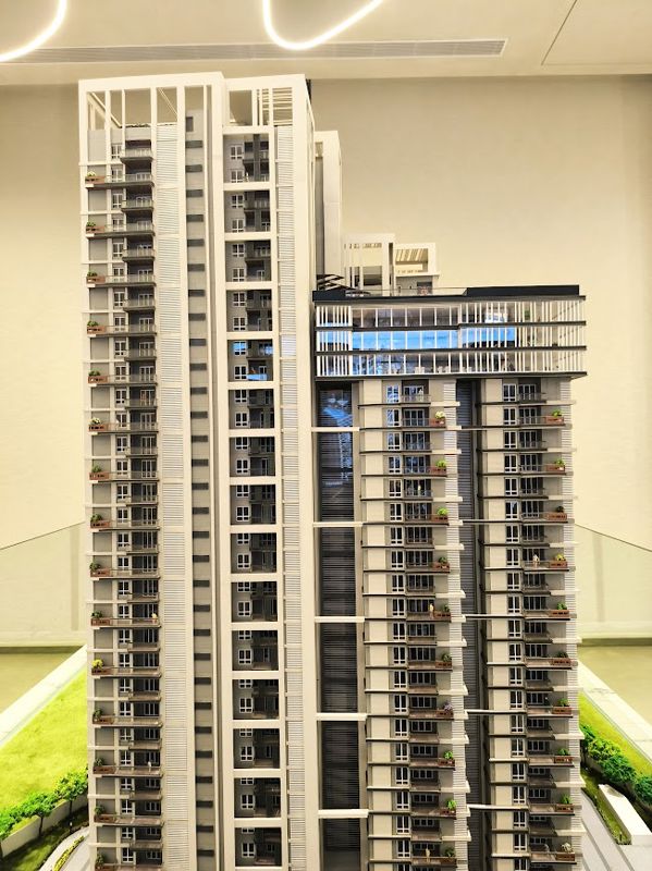 3 BHK 1740 Sq.Ft. Apartment in Vian Mrida