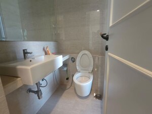 Bathroom in 2 BHK Apartment at Sheth Auris Serenity Tower 1, Malad West – for Sale