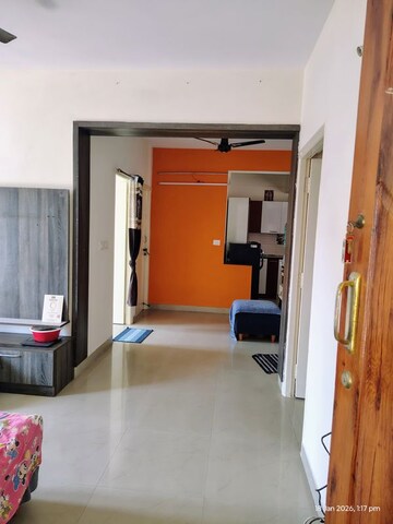 Living Room in 2.5 BHK Apartment at Divya JSR Limelite, Abbigere – for Rent